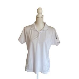 Willowtec Golf Polo, Women’s Willow Point Collared Shortsleeve Shirt, Large Top